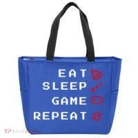 Eat Sleep Game Repeat Tote Bag thumb 0