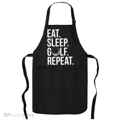 Eat Sleep Golf Repeat Apron