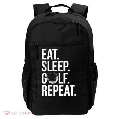 Eat Sleep Golf Repeat Backpack
