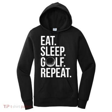 Eat Sleep Golf Repeat Women's Hoodie