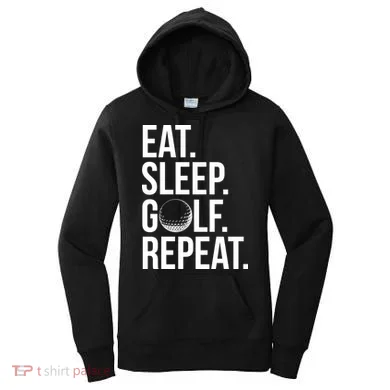 Eat Sleep Golf Repeat Women's Hoodie