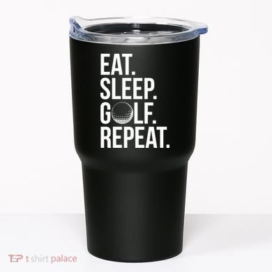 Eat Sleep Golf Repeat Tumbler