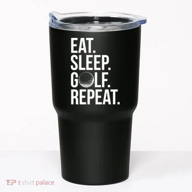 Eat Sleep Golf Repeat Tumbler