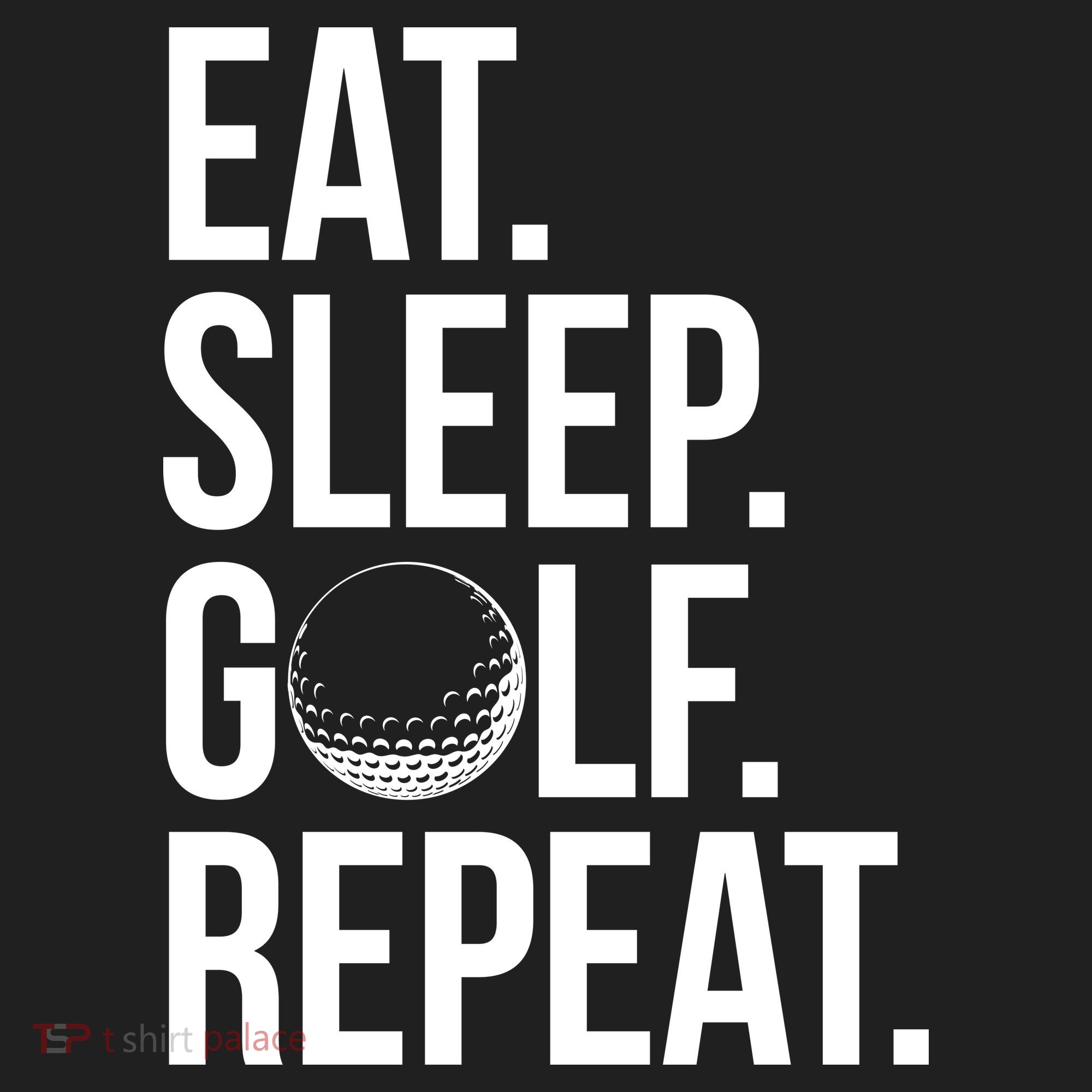 Eat Sleep Golf Repeat Tumbler