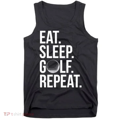 Eat Sleep Golf Repeat Tank Top