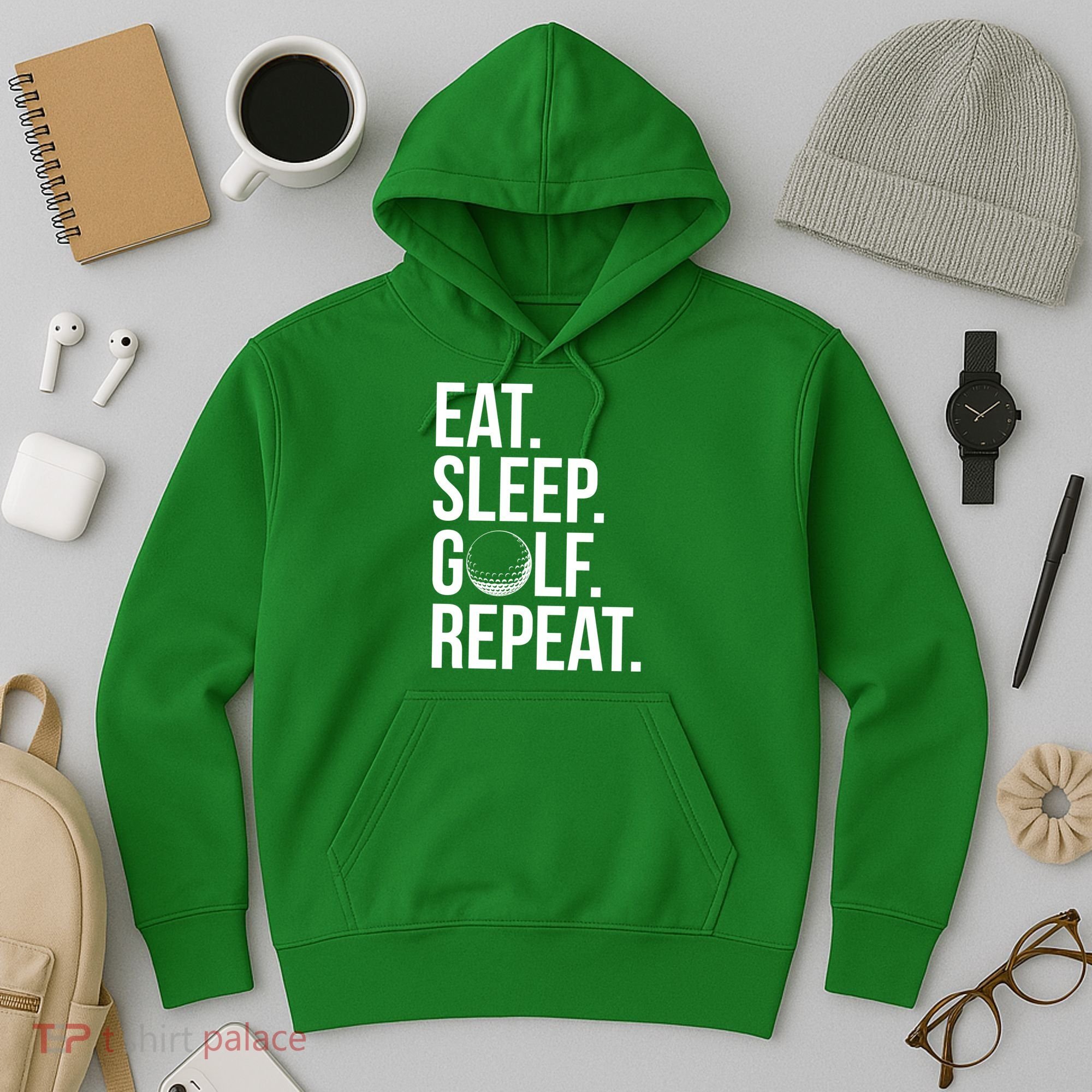 Eat Sleep Golf Repeat Hoodie