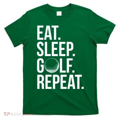 Eat Sleep Golf Repeat T-Shirt