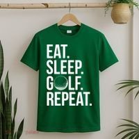 Eat Sleep Golf Repeat T-Shirt thumb 2