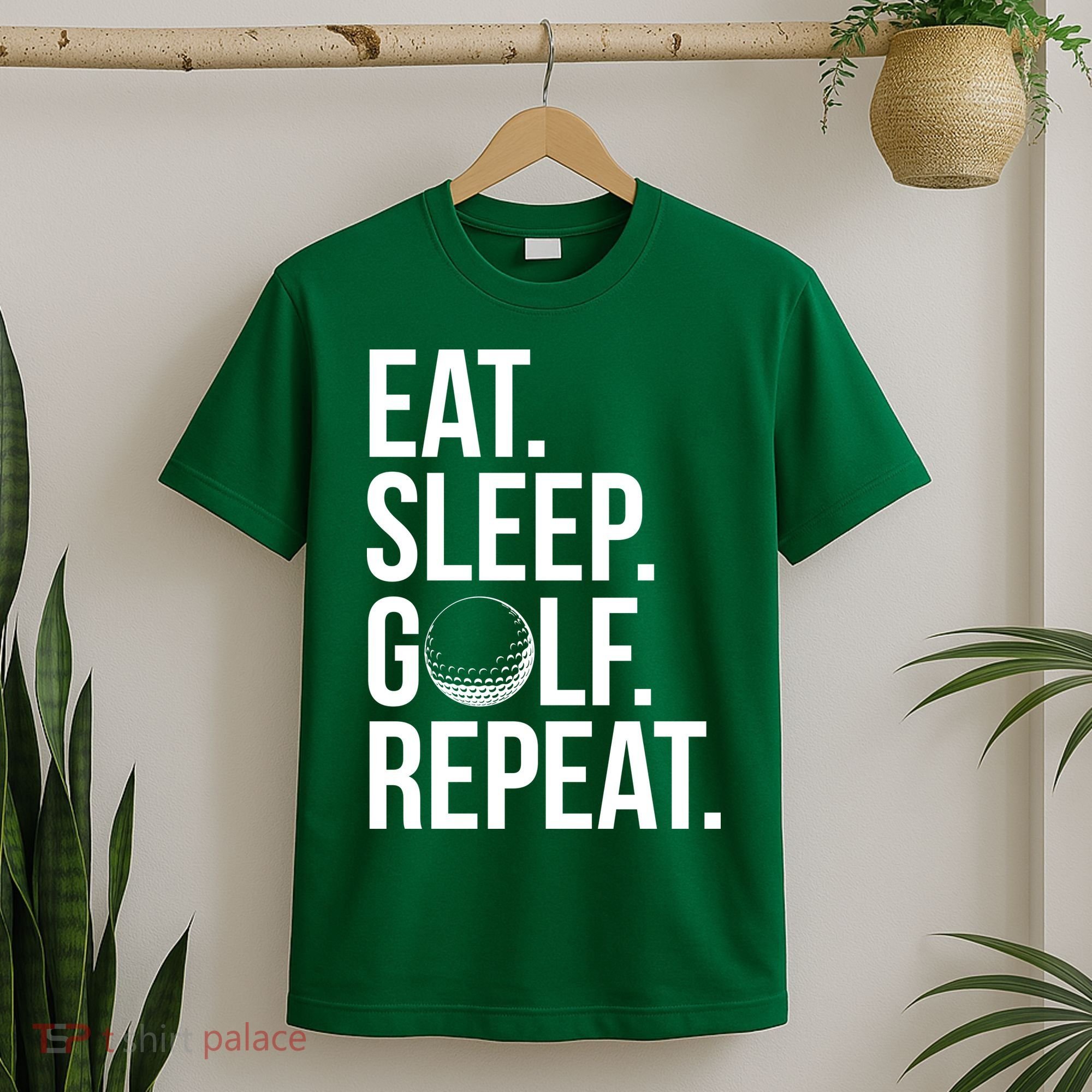 Eat Sleep Golf Repeat T-Shirt