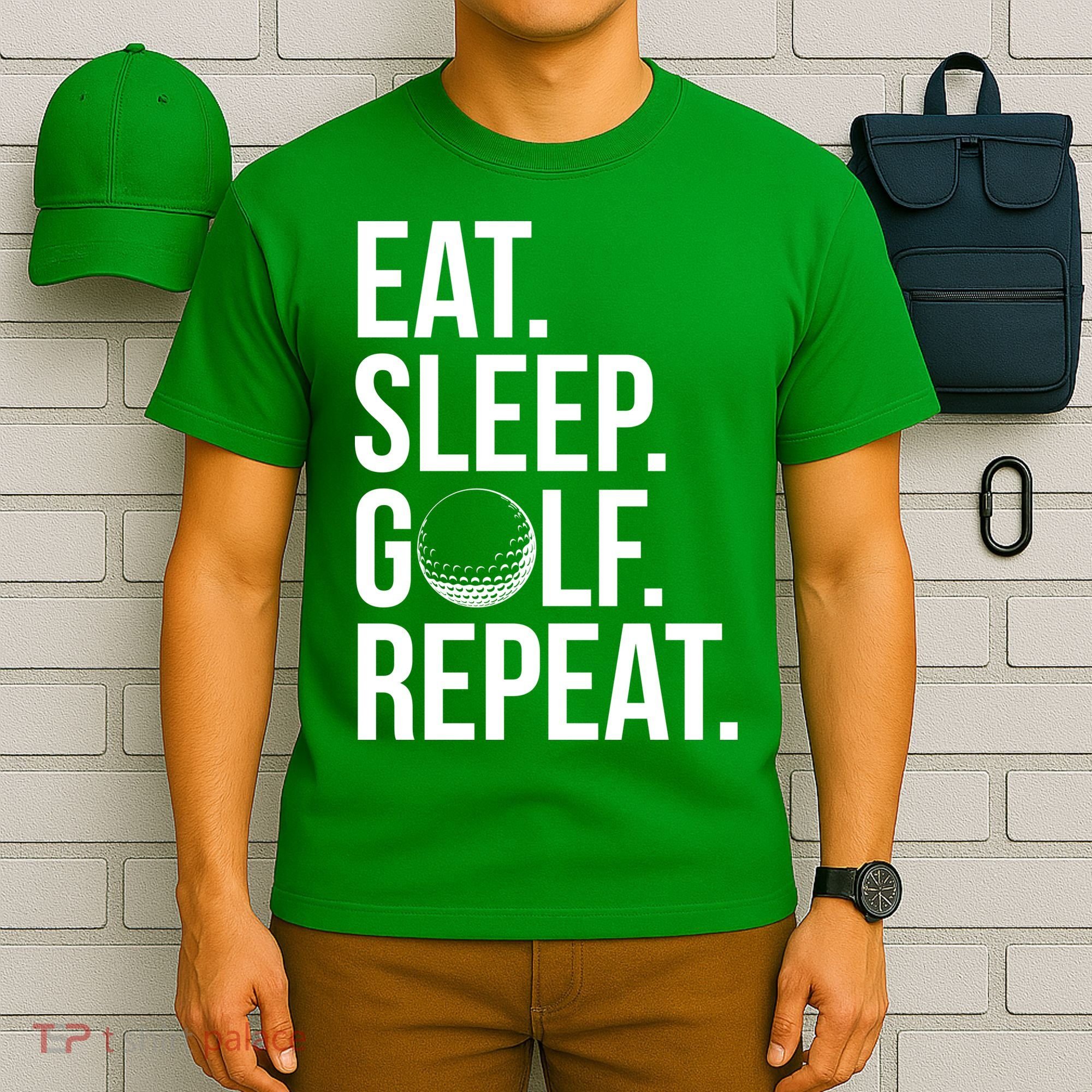 Eat Sleep Golf Repeat T-Shirt