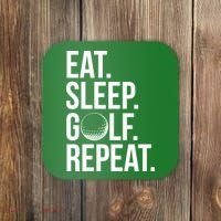 Eat Sleep Golf Repeat Coaster thumb 0
