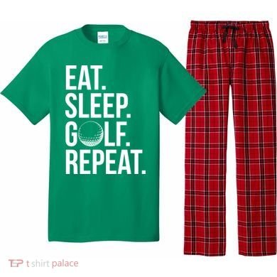 Eat Sleep Golf Repeat Pajama Set