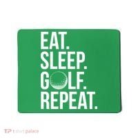 Eat Sleep Golf Repeat Mousepad thumb 0