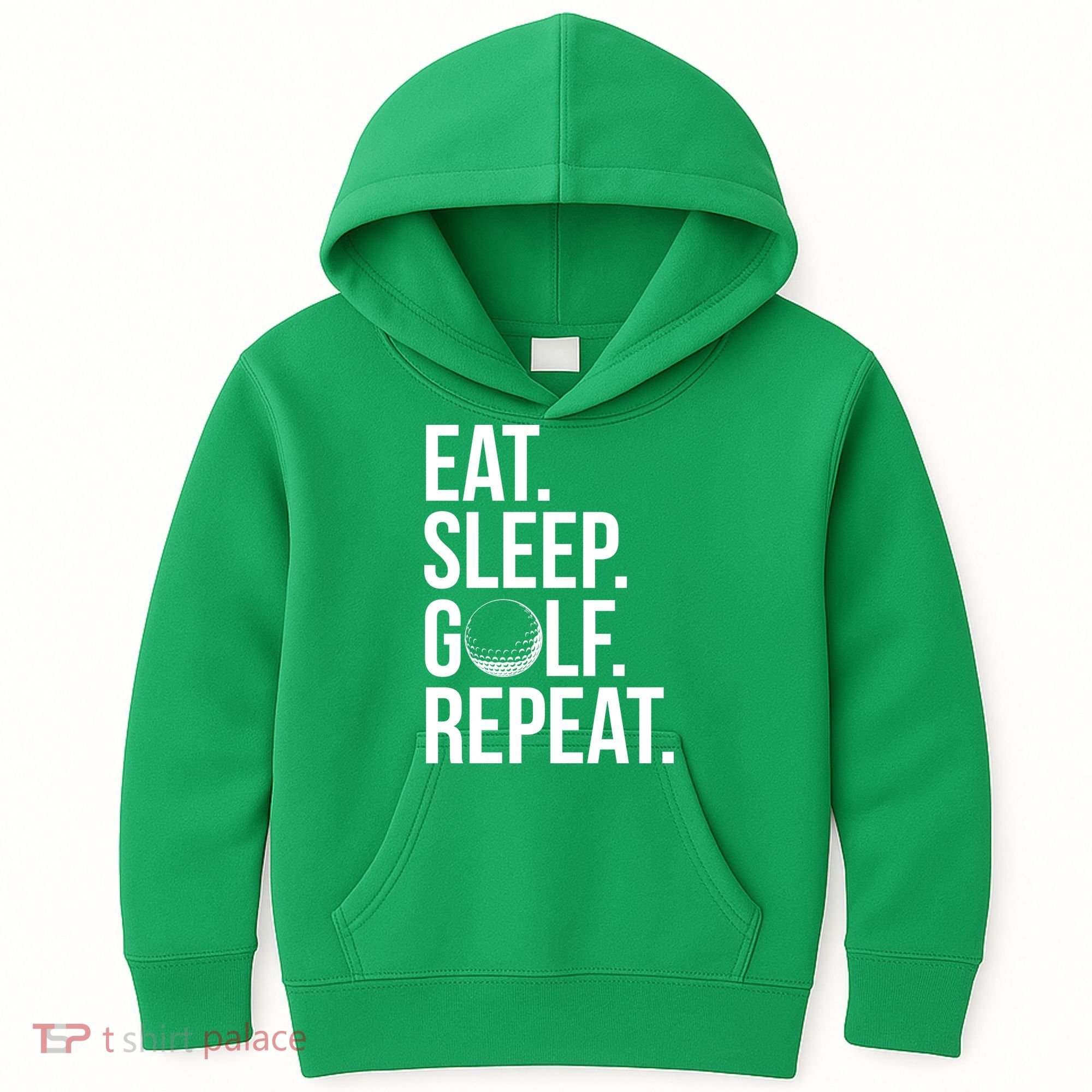 Eat Sleep Golf Repeat Kids Hoodie