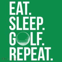 Eat Sleep Golf Repeat Kids Hoodie thumb 5