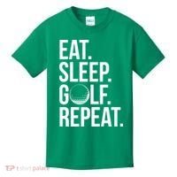 Eat Sleep Golf Repeat Kids T-Shirt thumb 0