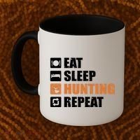 Eat Sleep Hunt Repeat Coffee Mug thumb 2