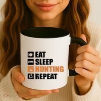 Eat Sleep Hunt Repeat Coffee Mug thumb 3
