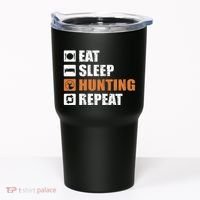 Eat Sleep Hunt Repeat Tumbler thumb 0