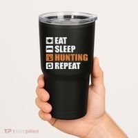 Eat Sleep Hunt Repeat Tumbler thumb 2