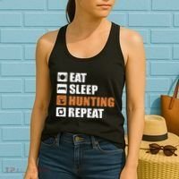 Eat Sleep Hunt Repeat Women's Tank Top thumb 2