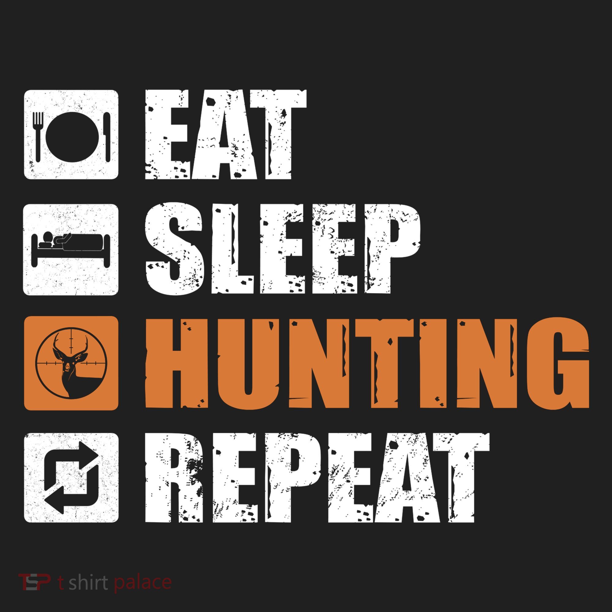 Eat Sleep Hunt Repeat Hat