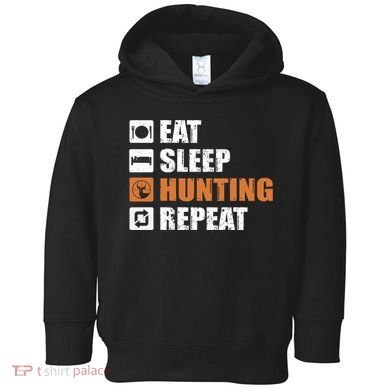Eat Sleep Hunt Repeat Toddler Hoodie