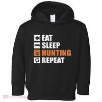 Eat Sleep Hunt Repeat Toddler Hoodie thumb 0