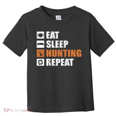 Eat Sleep Hunt Repeat Toddler T-Shirt
