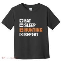 Eat Sleep Hunt Repeat Toddler T-Shirt thumb 0