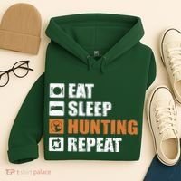Eat Sleep Hunt Repeat Hoodie thumb 4