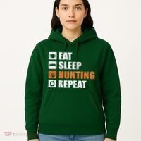 Eat Sleep Hunt Repeat Hoodie thumb 5