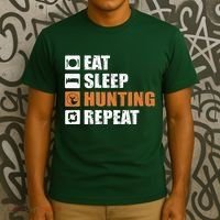 Eat Sleep Hunt Repeat T-Shirt thumb 3