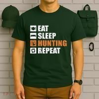 Eat Sleep Hunt Repeat T-Shirt thumb 6