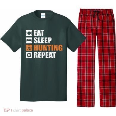 Eat Sleep Hunt Repeat Pajama Set