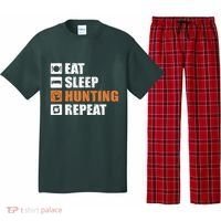 Eat Sleep Hunt Repeat Pajama Set thumb 0