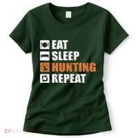 Eat Sleep Hunt Repeat Women's T-Shirt thumb 0