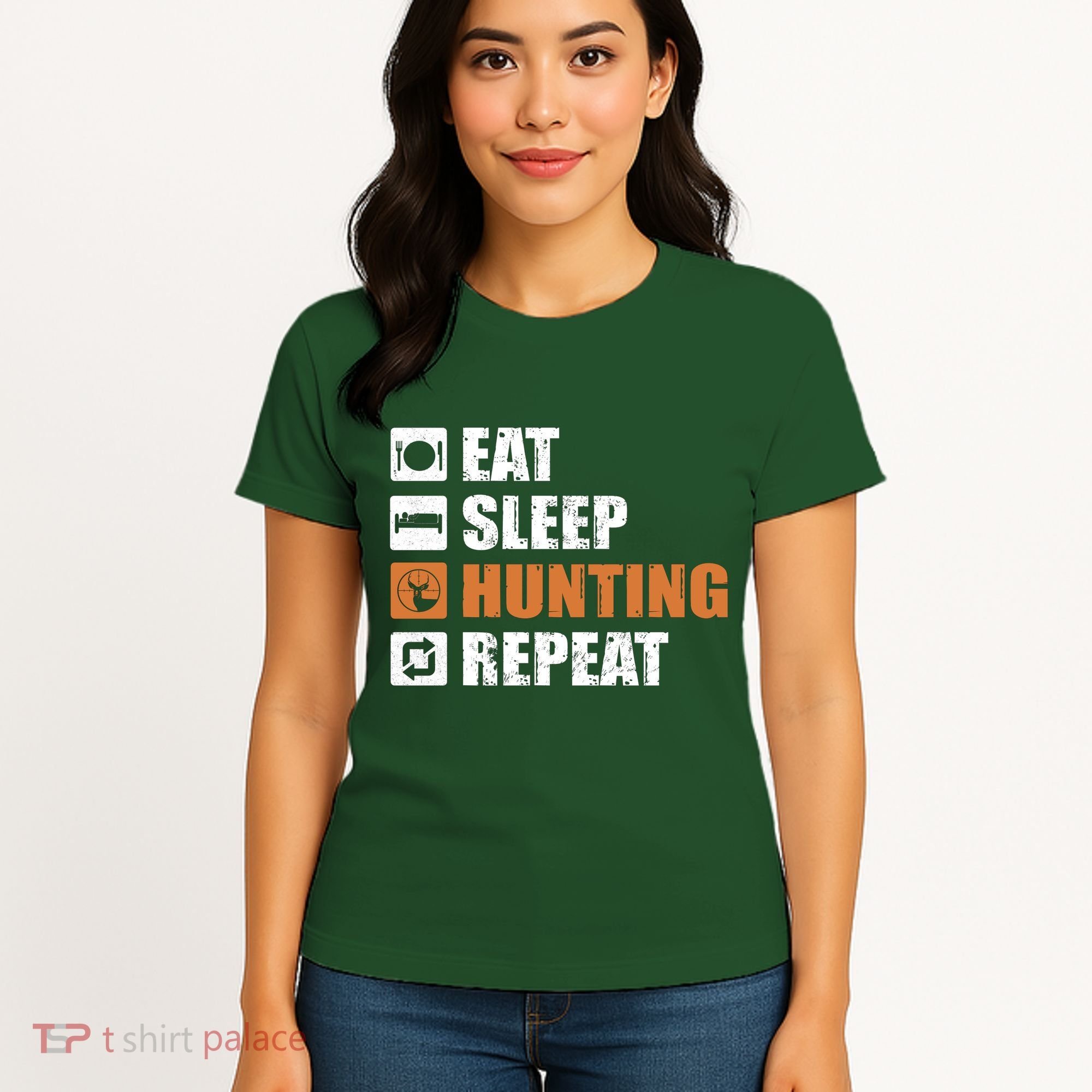 Eat Sleep Hunt Repeat Women's T-Shirt