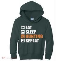 Eat Sleep Hunt Repeat Kids Hoodie thumb 0