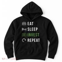 Eat Sleep Invest Repeat Hoodie thumb 0