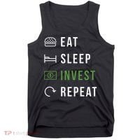 Eat Sleep Invest Repeat Tank Top thumb 0