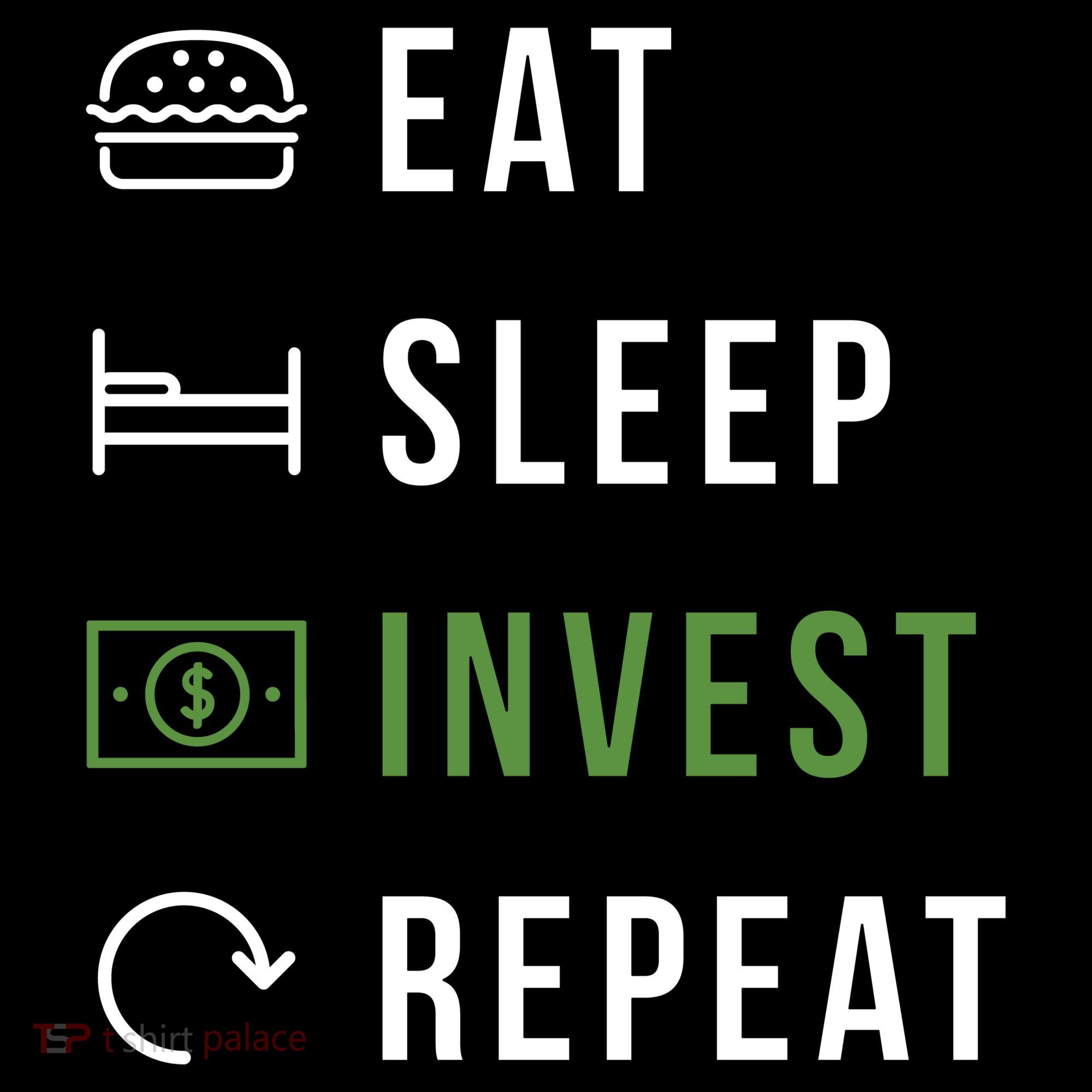 Eat Sleep Invest Repeat Tank Top