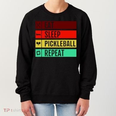Eat Sleep Pickleball Repeat Women's Sweatshirt