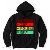 Eat Sleep Pickleball Repeat Hoodie thumb 0