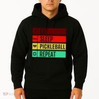 Eat Sleep Pickleball Repeat Hoodie thumb 2