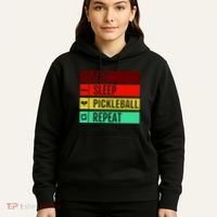 Eat Sleep Pickleball Repeat Hoodie thumb 5