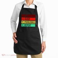 Eat Sleep Pickleball Repeat Apron thumb 2