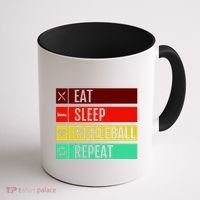 Eat Sleep Pickleball Repeat Coffee Mug thumb 1