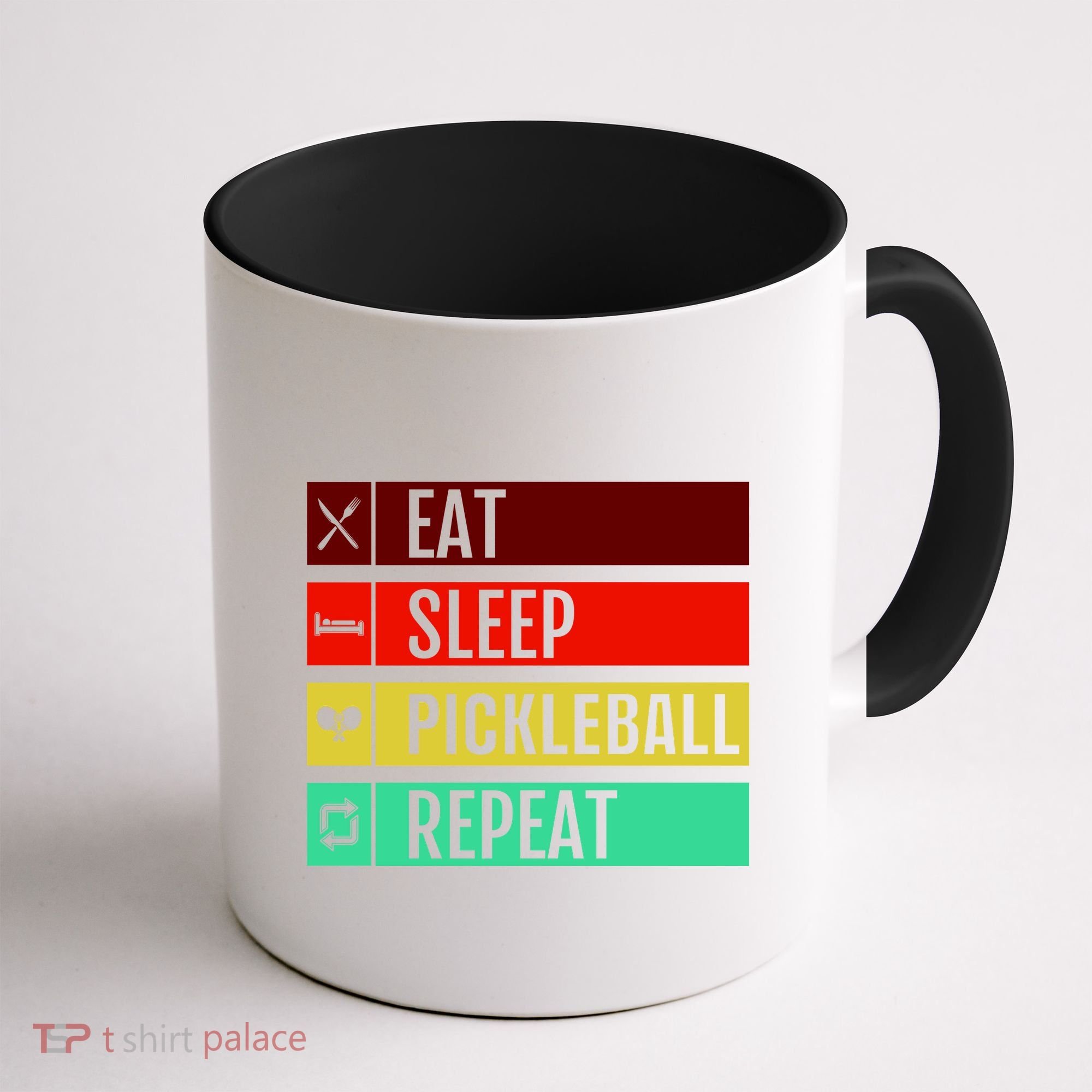 Eat Sleep Pickleball Repeat Coffee Mug