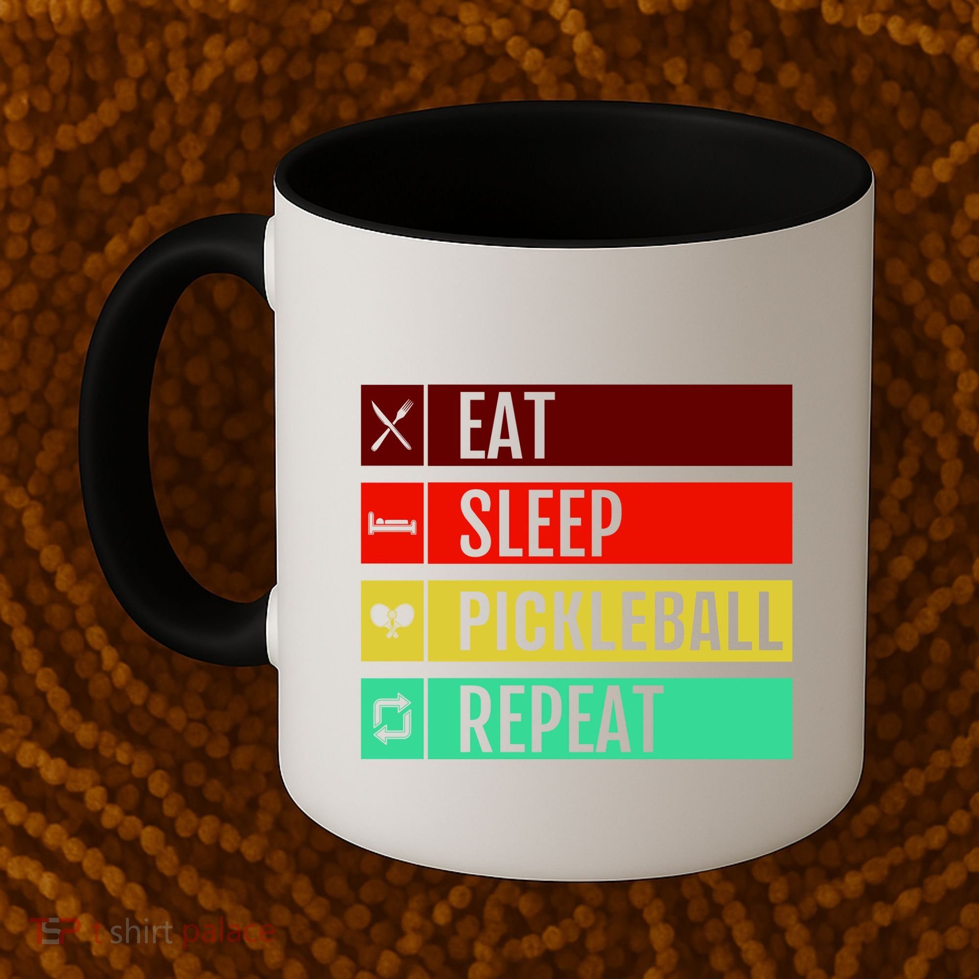 Eat Sleep Pickleball Repeat Coffee Mug